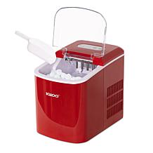 Igloo 26lb Portable Countertop Ice Maker Machine, Retro Red