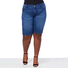 IMAN  Global Chic 360 Secret Sculpt Denim Bermuda Short