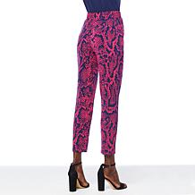 IMAN Global Chic Ankle Pant with Pockets