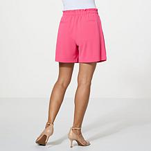 IMAN Global Chic Crepe Knit Short