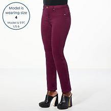 IMAN Global Chic Perfect Fit 360 Straight Leg Ankle Jean