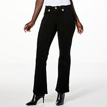 IMAN Global Chic Pintuck Trouser Jean
