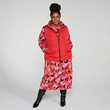 IMAN Global Chic Reversible Quilted Vest