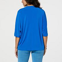 IMAN Global Chic Runway Dolman Sleeve Knit Cardigan