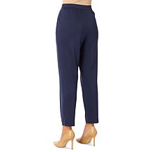 IMAN Global Chic Silky Scuba Knit Ankle Pant with Pockets