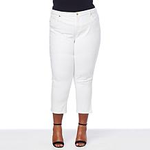 IMAN Global Chic Straight Crop Jean