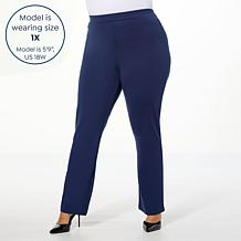 IMAN Global Chic Straight Leg Ponte Pant
