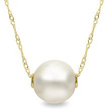 Imperial Pearls 14K 9x10mm White Cultured Freshwater Pearl Necklace