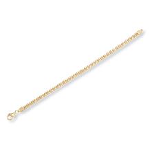 Imperial Silver 2-Row Sterling Silver Diamond-Cut Wheat Chain Bracelet