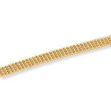 Imperial Silver Diamond-Cut Wheat Pattern 8-Row Bracelet