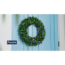 Improvements 21" Petunia Wreath