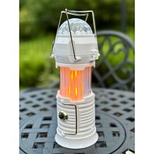 Improvements 4-pack 4-in-1 Lanterns with Flame & Party Lighting