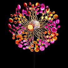 Improvements 51" Bubble Dot Motif Solar Spinner