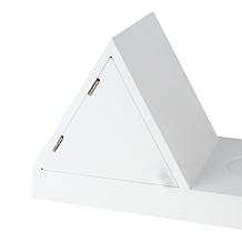 Improvements Book Rest Clock w/Light and Storage 2-pack