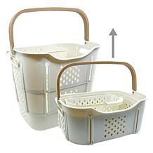 Improvements Collapsible Laundry Basket w/Removable Small Item Insert