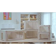 Improvements Collapsible Storage Bins 5-piece Set