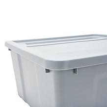 Improvements Stackable Plastic Storage Bins - Set of 4