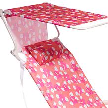 Improvements Tall 4-Position Beach Chair with Accessories