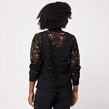 In Earnest by Byron Lars Lace Baseball Jacket