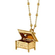 14K Gold .25ct White Diamond Round Pendant with Chain - 20363247 | HSN