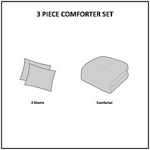 INK+IVY Imani Cotton Comforter Mini Set, Full/Queen - Ivory