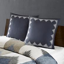 INK+IVY Isla Cotton Embroidered Euro Sham
