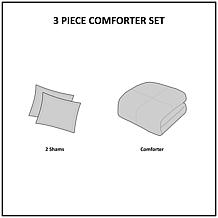 INK+IVY Kara 3-Piece Cotton Jacquard Comforter Set - King/Cal King