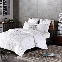 INK+IVY Masie Cotton 3pc Comforter Mini Set - White - King/Cal King