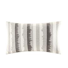 INK+IVY Rhea Cotton Jacquard Comforter, Ivory/Charcoal - King/Cal King