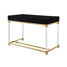 Inspired Home High-Gloss Finish Writing Desk - Maximo