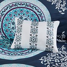 Intelligent Design Loretta Navy Twin Comforter and Sheet Set