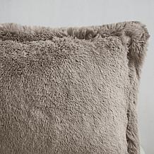 Intelligent Design Malea Faux Fur Comforter Set Grey - Full/Queen