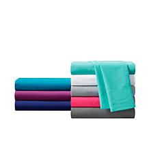 Intelligent Design Twin Microfiber Wrinkle-Free Sheet Set--Teal