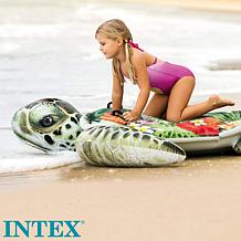 Intex 75" x 67" Realistic Sea Turtle Water Ride-On