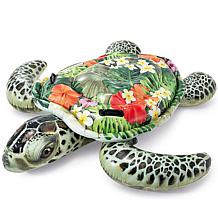 Intex 75" x 67" Realistic Sea Turtle Water Ride-On