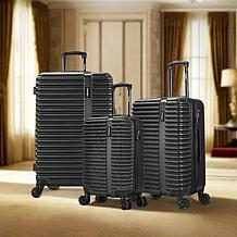 InUSA Ally 3-Piece Hardside Luggage Set with Spinner Wheels