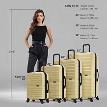 InUSA Aurum Lightweight Hardside Spinner 4 Piece Set