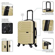 InUSA Aurum Lightweight Hardside Spinner Luggage 20" Carry-On