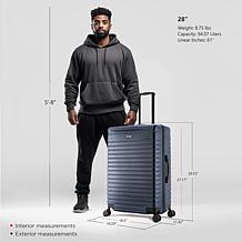 InUSA Deep Lightweight Hardside 28" Spinner Luggage