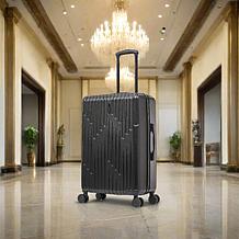 InUSA Drip Lightweight Hardside 24" Checked Bag Spinner Suitcase