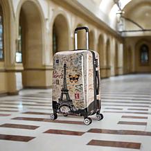 InUSA Prints 24" Hardside Lightweight Spinner Suitcase