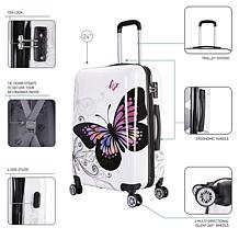 InUSA   Prints Lightweight Hardside 24" Spinner