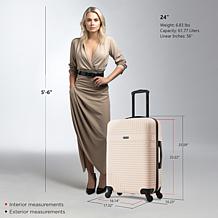 InUSA Resilience 24" Medium Checked Hardside Spinner