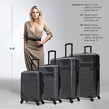 InUSA Resilience Lightweight Hardside 4 piece set