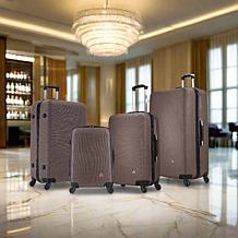 InUSA Royal 4-Piece Hardside Luggage Set with Spinner Wheels