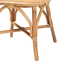 Irene Boho Rattan Dining Chair 20.9"W x 23.6"D x 37.4"H