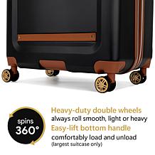ITALIA Vintage 3 Piece Expandable Retro Luggage Set
