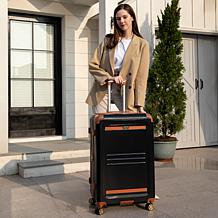 ITALIA Vintage 3 Piece Expandable Retro Luggage Set