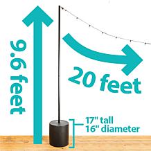 IYN Light Pole Stand with Tank Base