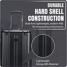 Izod Isla 3-Piece Hard Shell Spinner Luggage Set
